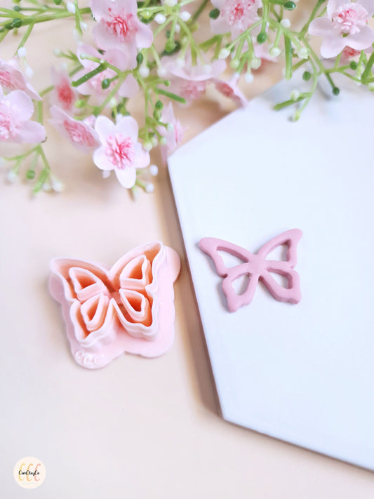 Emporte-pièce 3D en forme de papillon creux pour la fabrication de bijoux en argile polymère