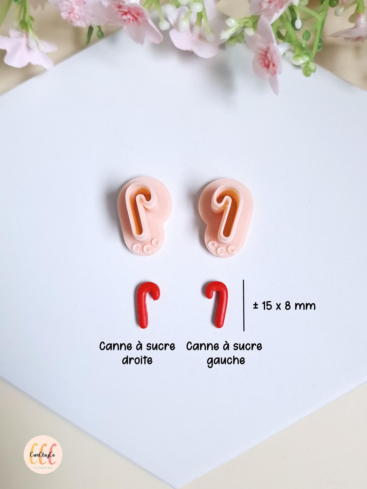 Emporte-pièces 3D petites formes de Noël pour la fabrication de bijoux en argile polymère
