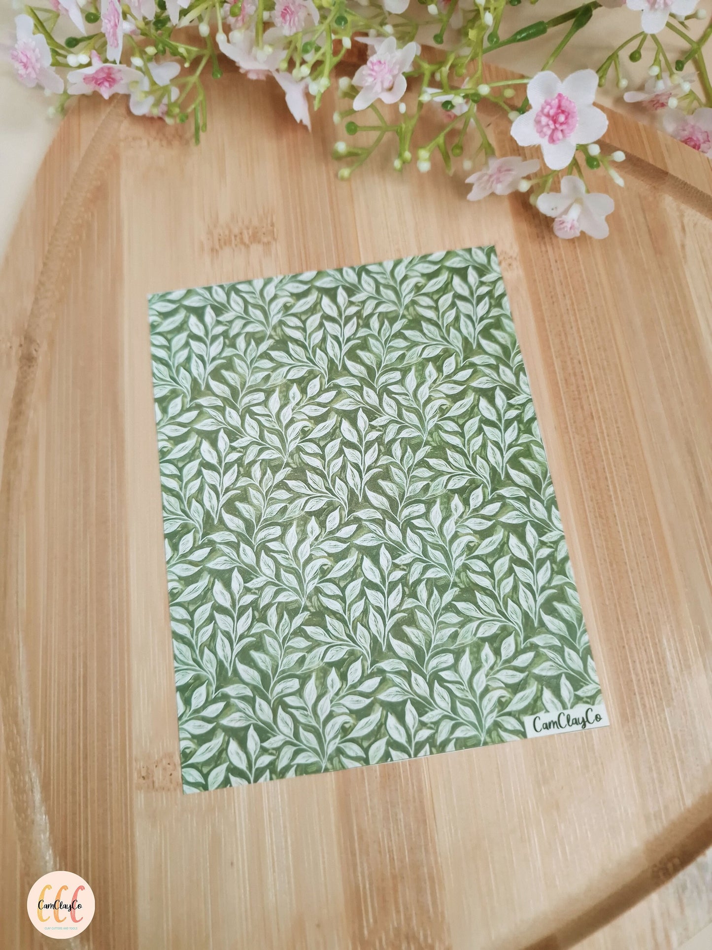 Feuille de transfert soluble à l'eau - Feuillage 08