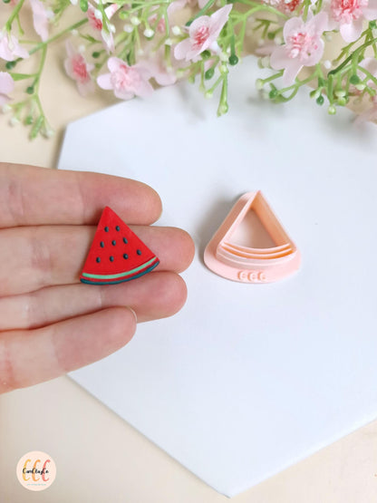Emporte-pièces 3D en forme de pastèque pour la fabrication de bijoux en argile polymère