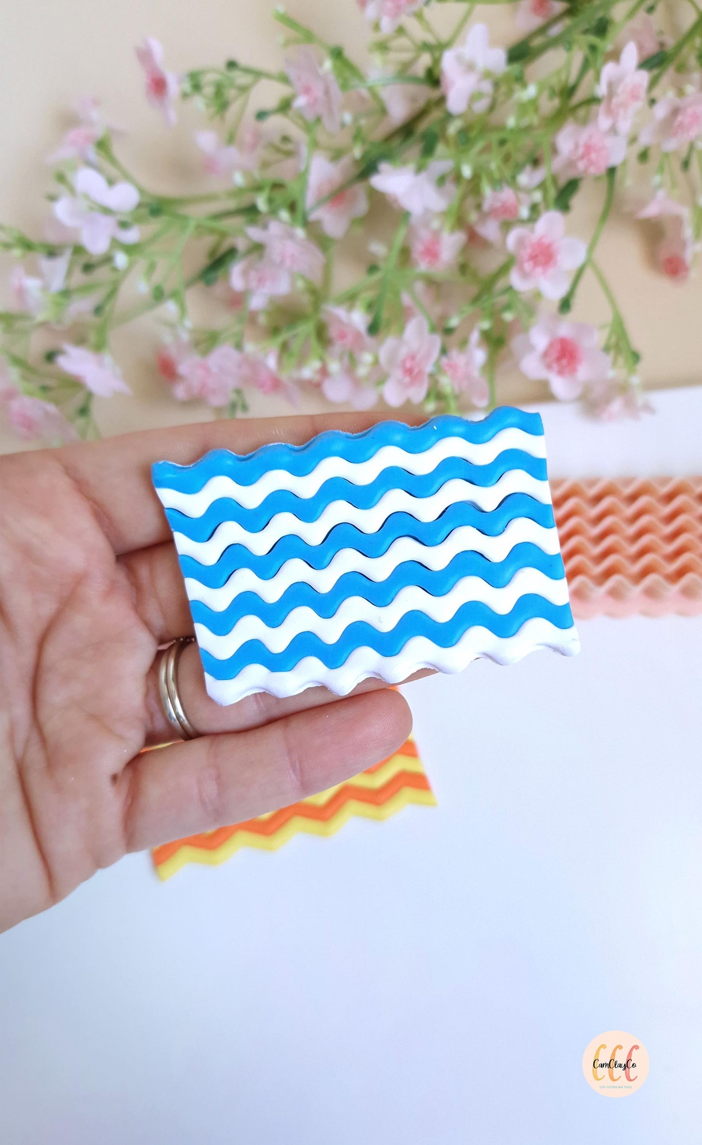 Outils à rayures, pour créer des lignes vagues et des zigzag, fabrication de bijoux en argile polymère