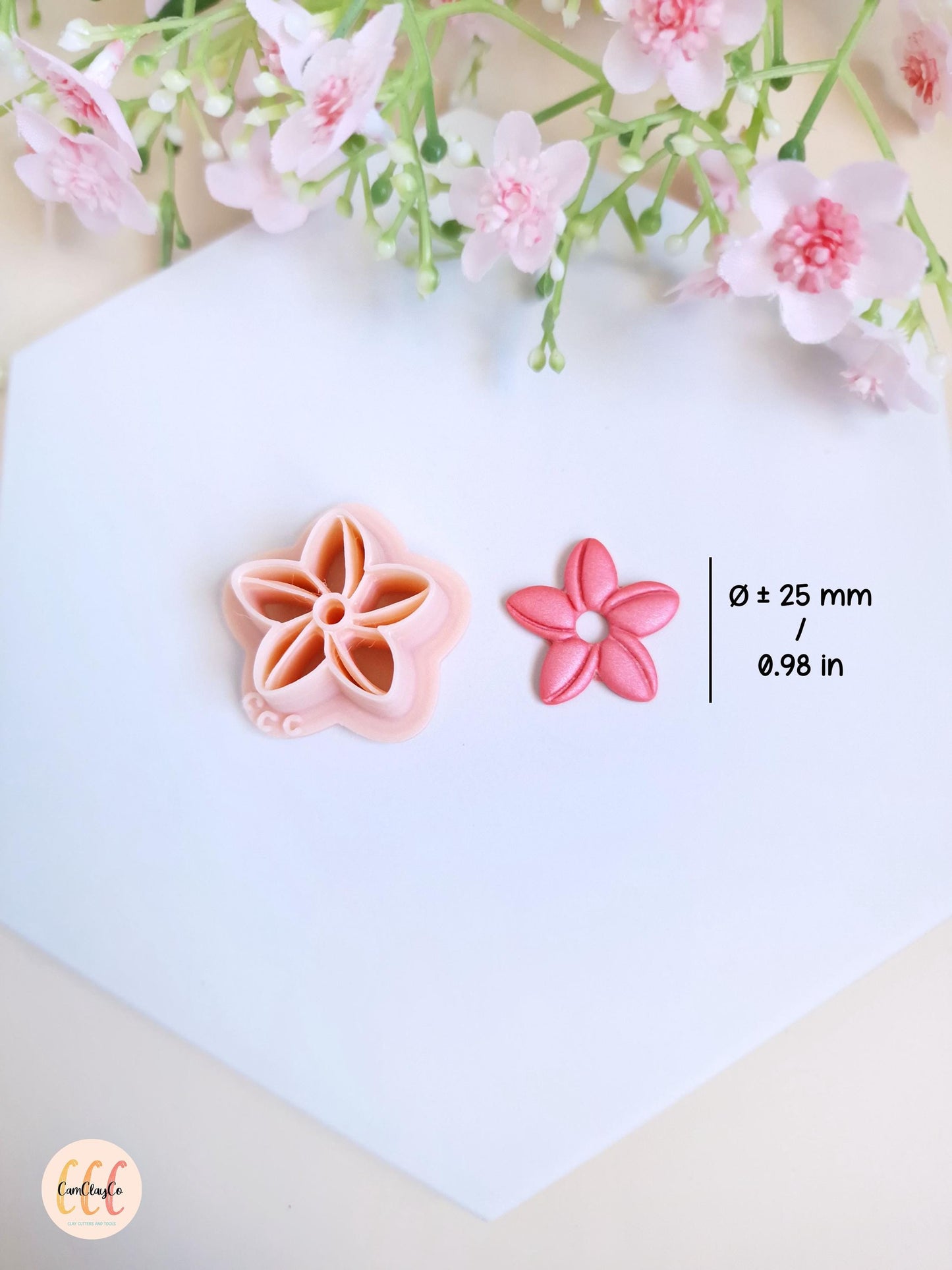 Emporte-pièce 3D en forme de jolie fleur pour la fabrication de bijoux en argile polymère, créoles interchangeables, pampilles