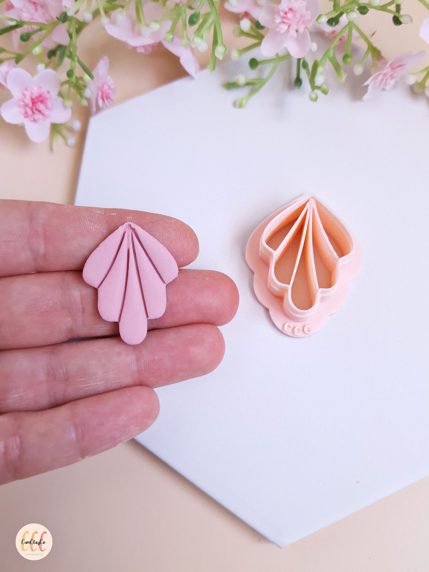 Emporte-pièce 3D en forme de feuille abstraite pour la fabrication de bijoux en argile polymère