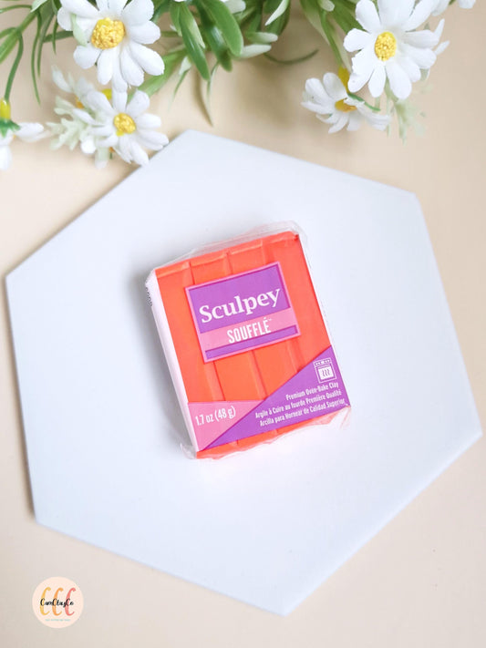 Argile polymère Sculpey Soufflé - Mandarine
