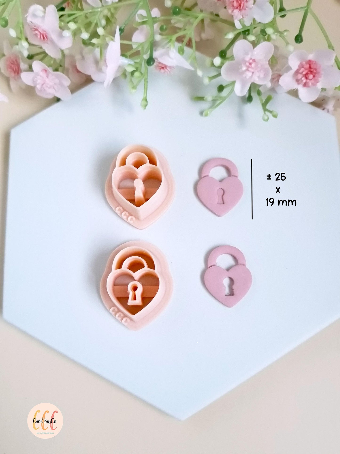 Emporte-pièces 3D en forme de cadenas pour la fabrication de bijoux en argile polymère, créoles interchangeables, pampilles