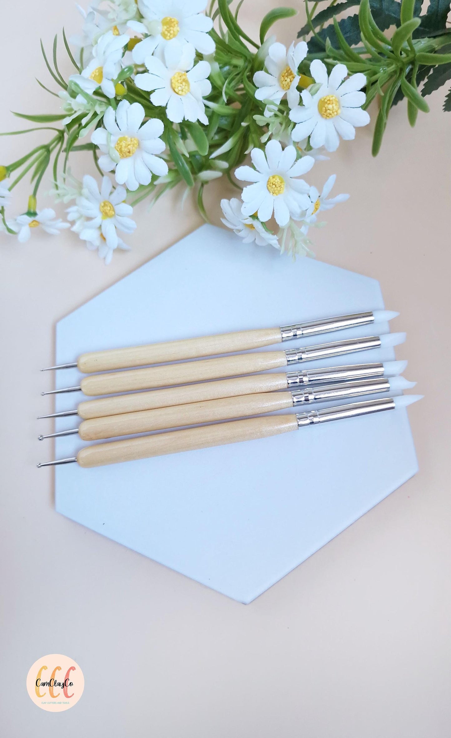 Outils en silicone et dotting tools, outils argile polymère