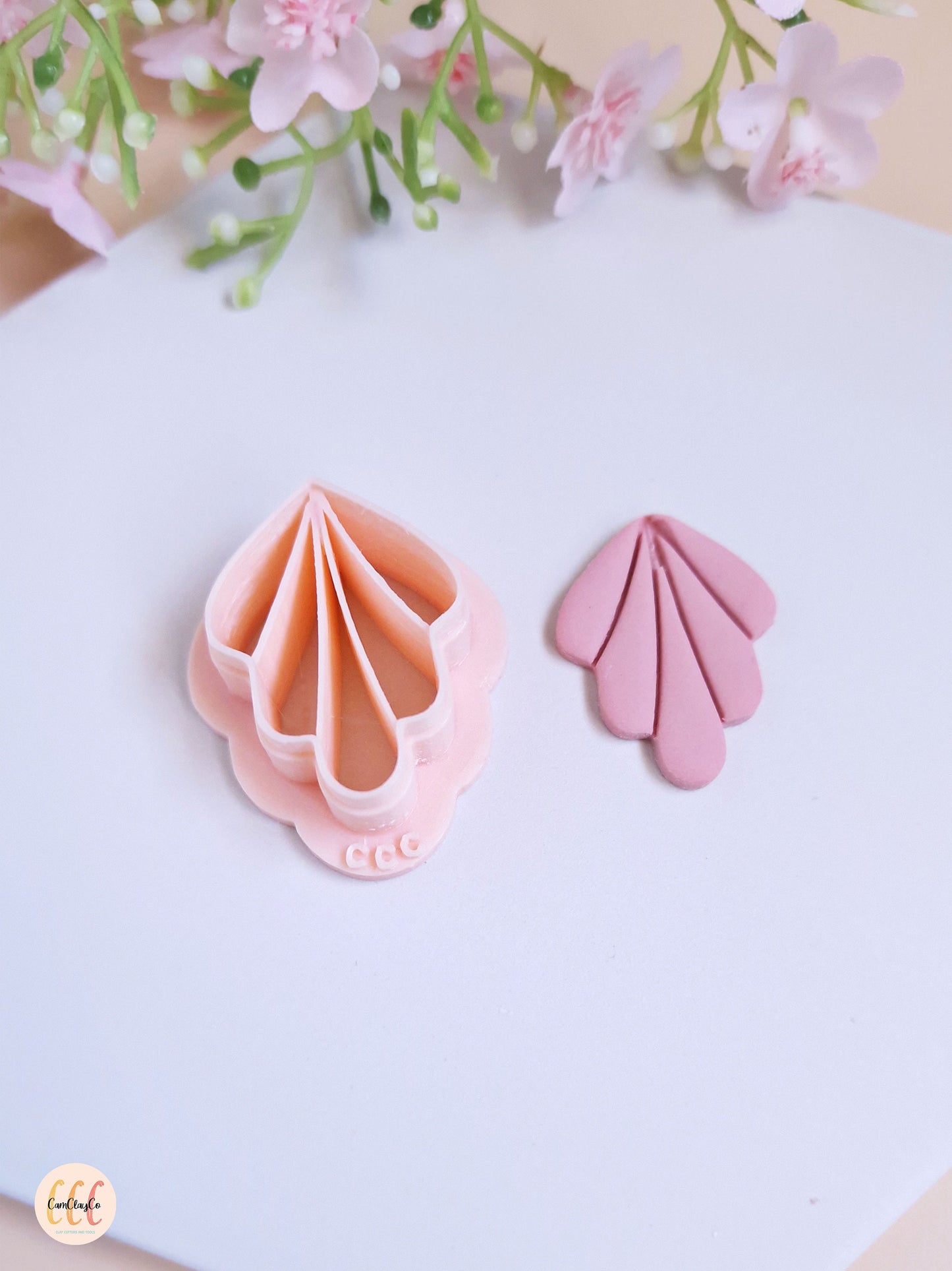 Emporte-pièce 3D en forme de feuille abstraite pour la fabrication de bijoux en argile polymère