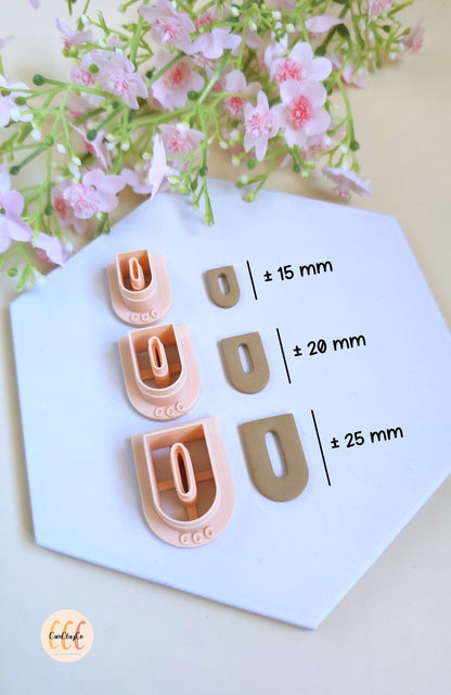 Emporte-pièces 3D en forme d'arches donut ovale pour la fabrication de bijoux en argile polymère, créoles interchangeables, pampilles
