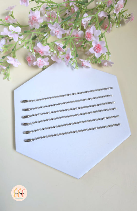 Chaînes à billes, porte-clés, x6