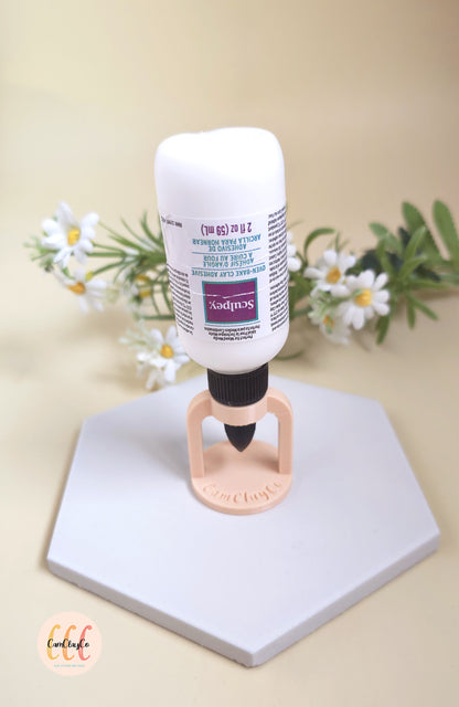 Support bouteilles argile liquide, résine UV - Accessoire création bijoux argile polymère
