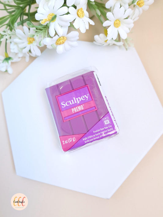 Argile polymère Sculpey Premo - Mauve