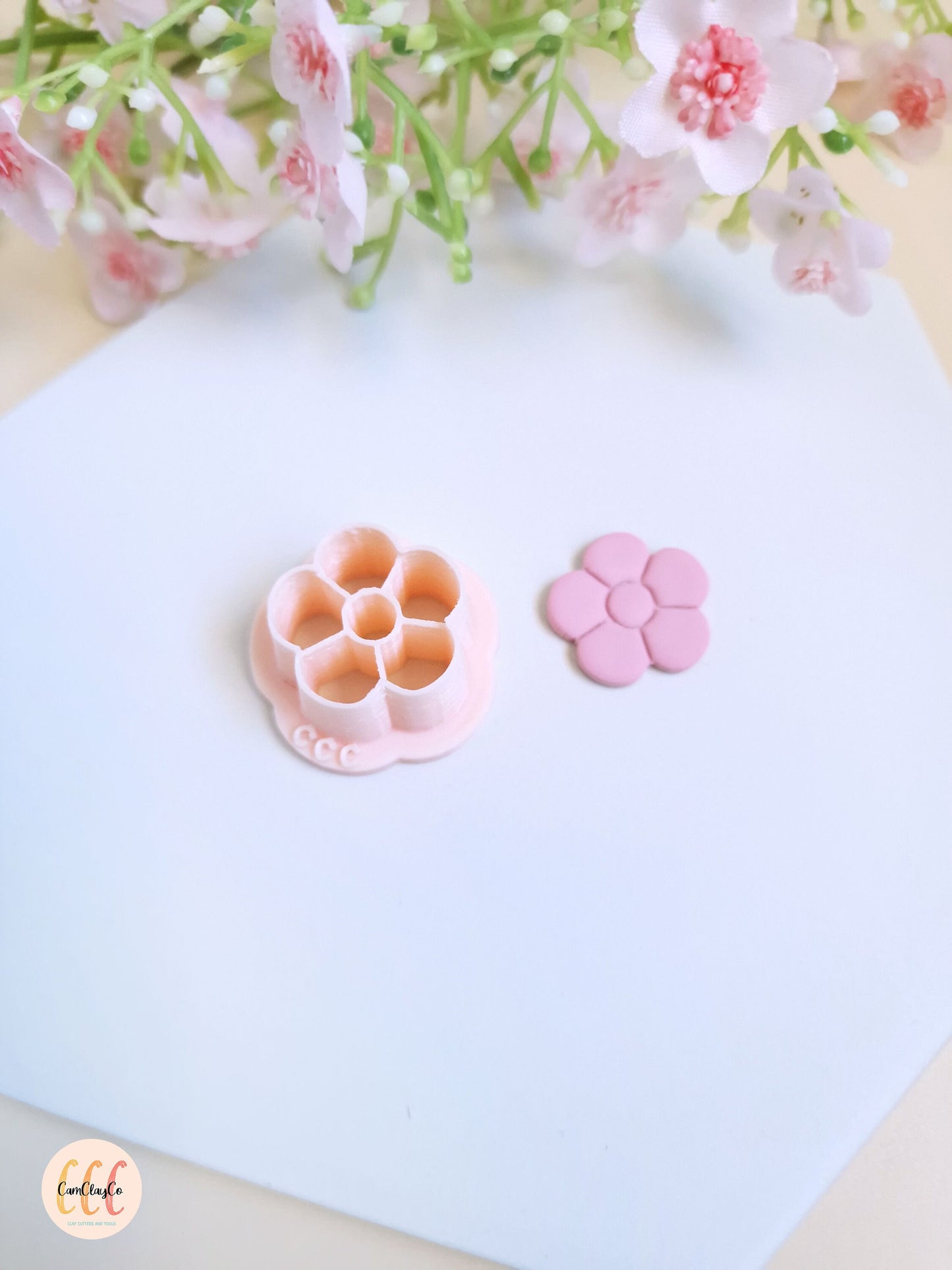 Emporte-pièces 3D en forme de fleur pour la fabrication de bijoux en argile polymère