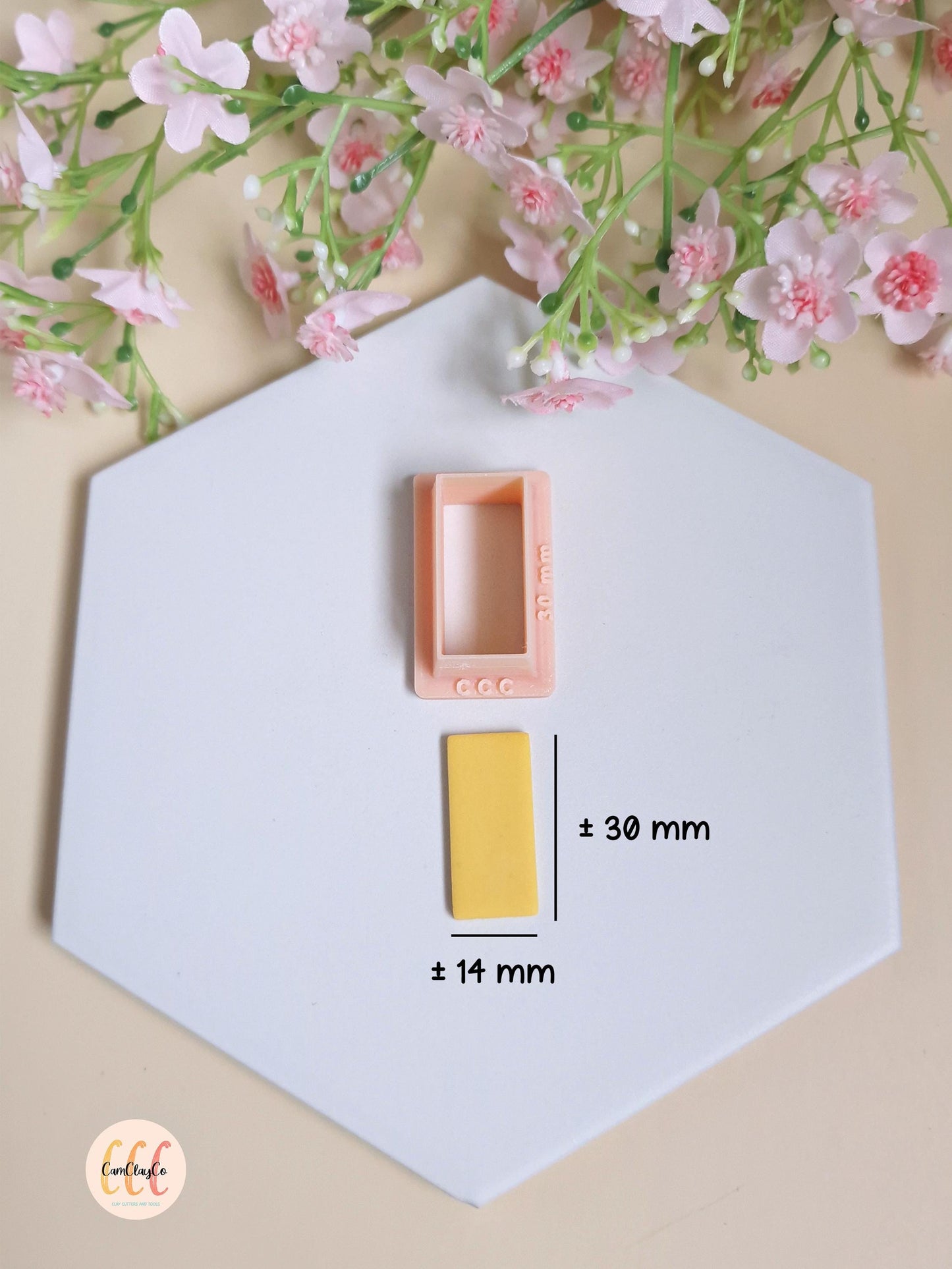 Emporte-pièces 3D en forme de rectangles pour fabrication de bijoux en argile polymère