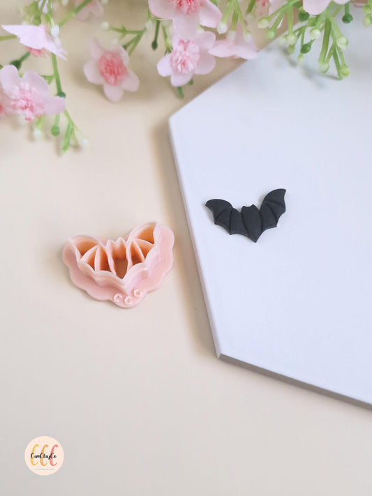 Emporte-pièce 3D en forme de chauve-souris détaillée pour la fabrication de bijoux en argile polymère