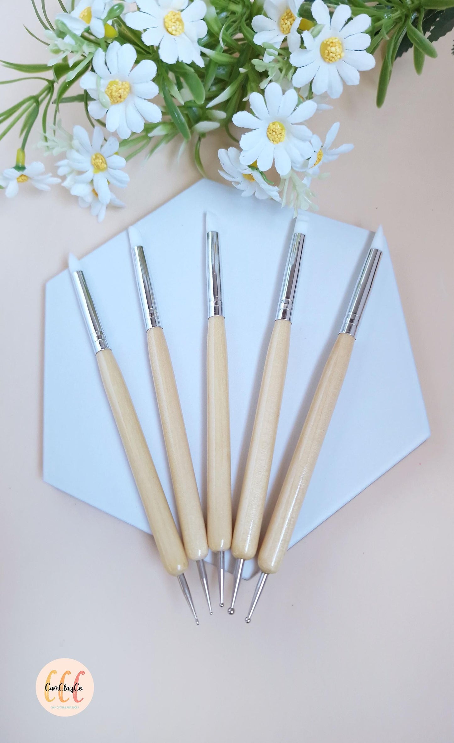 Outils en silicone et dotting tools, outils argile polymère
