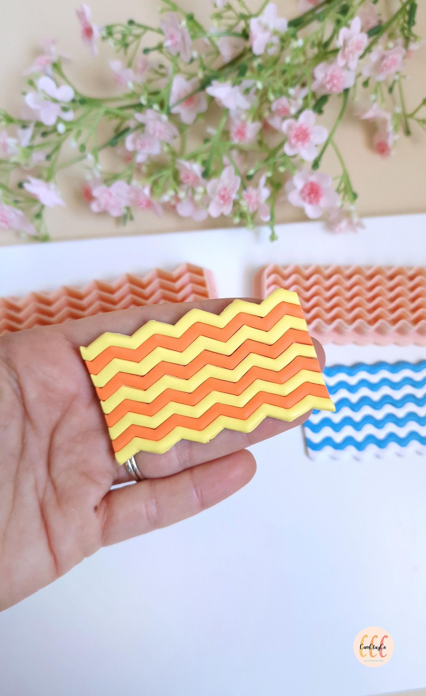 Outils à rayures, pour créer des lignes vagues et des zigzag, fabrication de bijoux en argile polymère