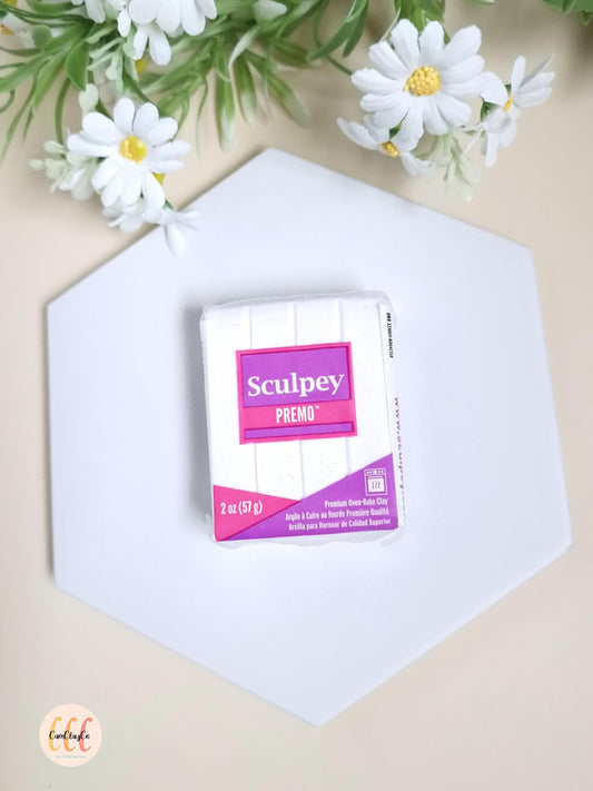 Argile polymère Sculpey Premo - Frost White