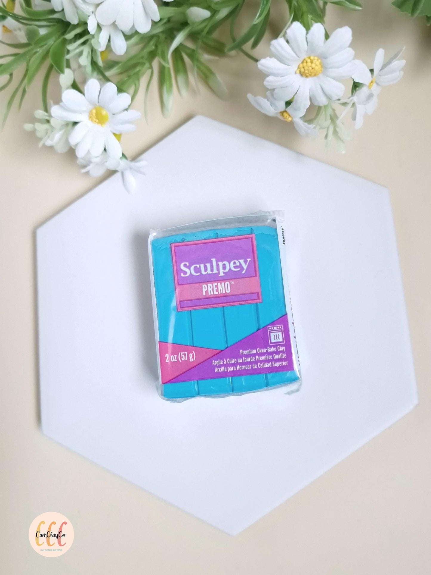 Argile polymère Sculpey Premo - Turquoise