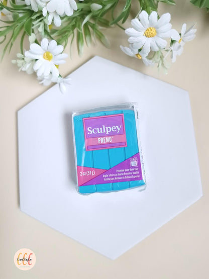 Argile polymère Sculpey Premo - Turquoise