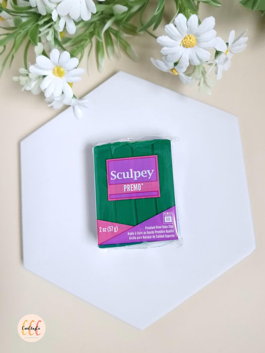 Argile polymère Sculpey Premo - Forest Green