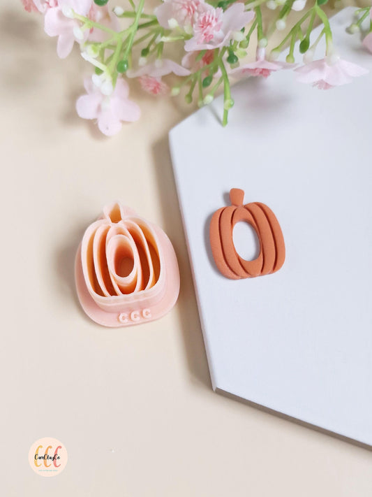 Emporte-pièce 3D en forme de citrouille donut pour la fabrication de bijoux en argile polymère