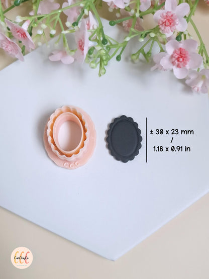 Emporte-pièce 3D en forme de cadre, tableau pour la fabrication de bijoux en argile polymère
