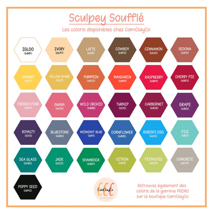 Argile polymère Sculpey Soufflé - Yellow Ochre