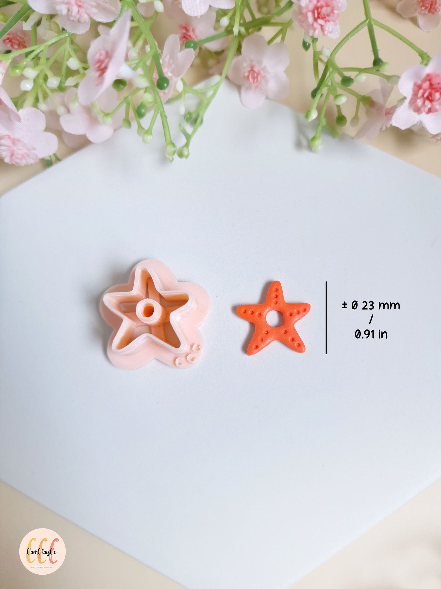 Emporte-pièces 3D en forme d'étoile de mer pour la fabrication de bijoux en argile polymère, créoles interchangeables, pampilles