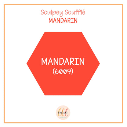 Argile polymère Sculpey Soufflé - Mandarine