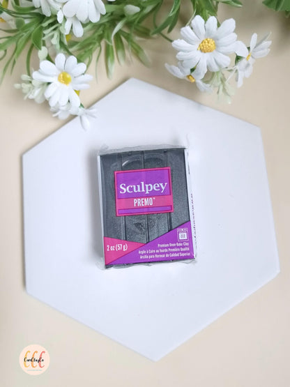 Argile polymère Sculpey Premo - Graphite Pearl