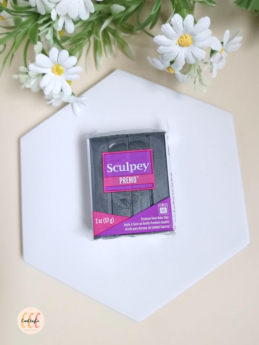 Argile polymère Sculpey Premo - Graphite Pearl