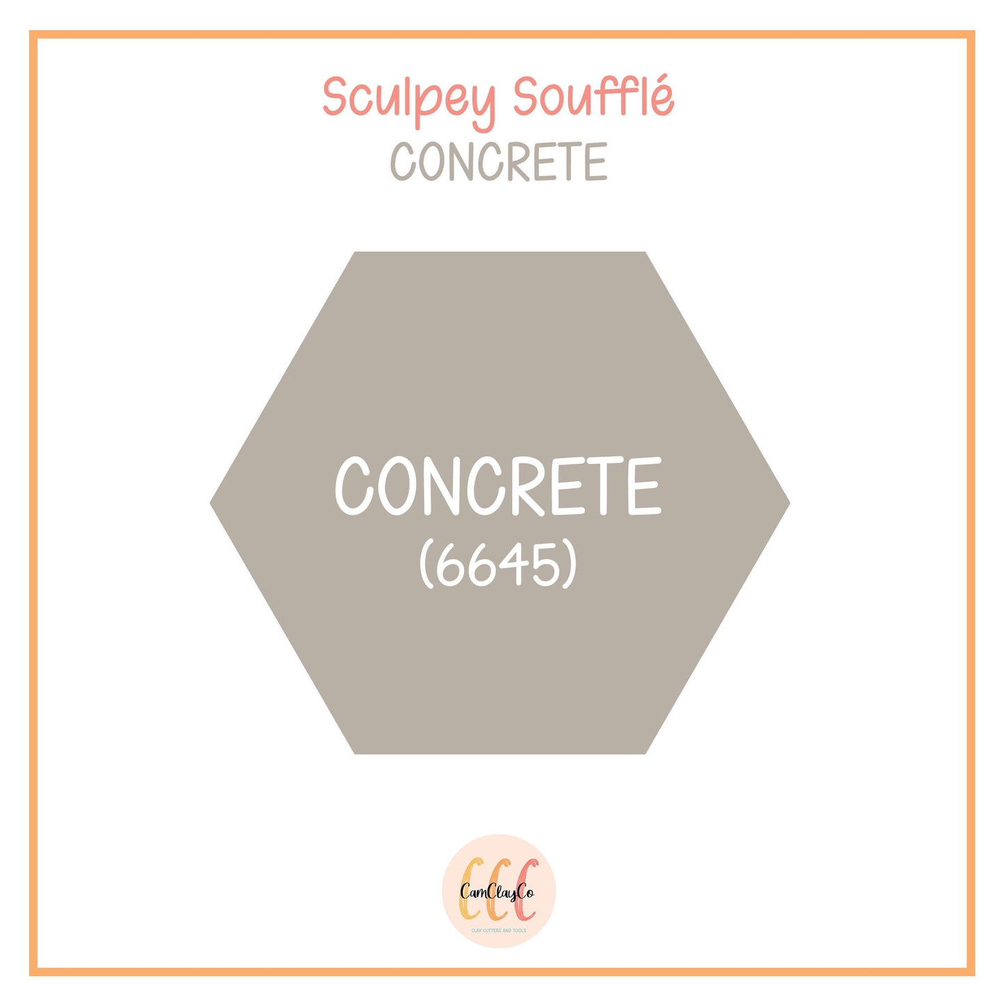 Argile polymère Sculpey Soufflé - Concrete