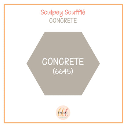 Argile polymère Sculpey Soufflé - Concrete