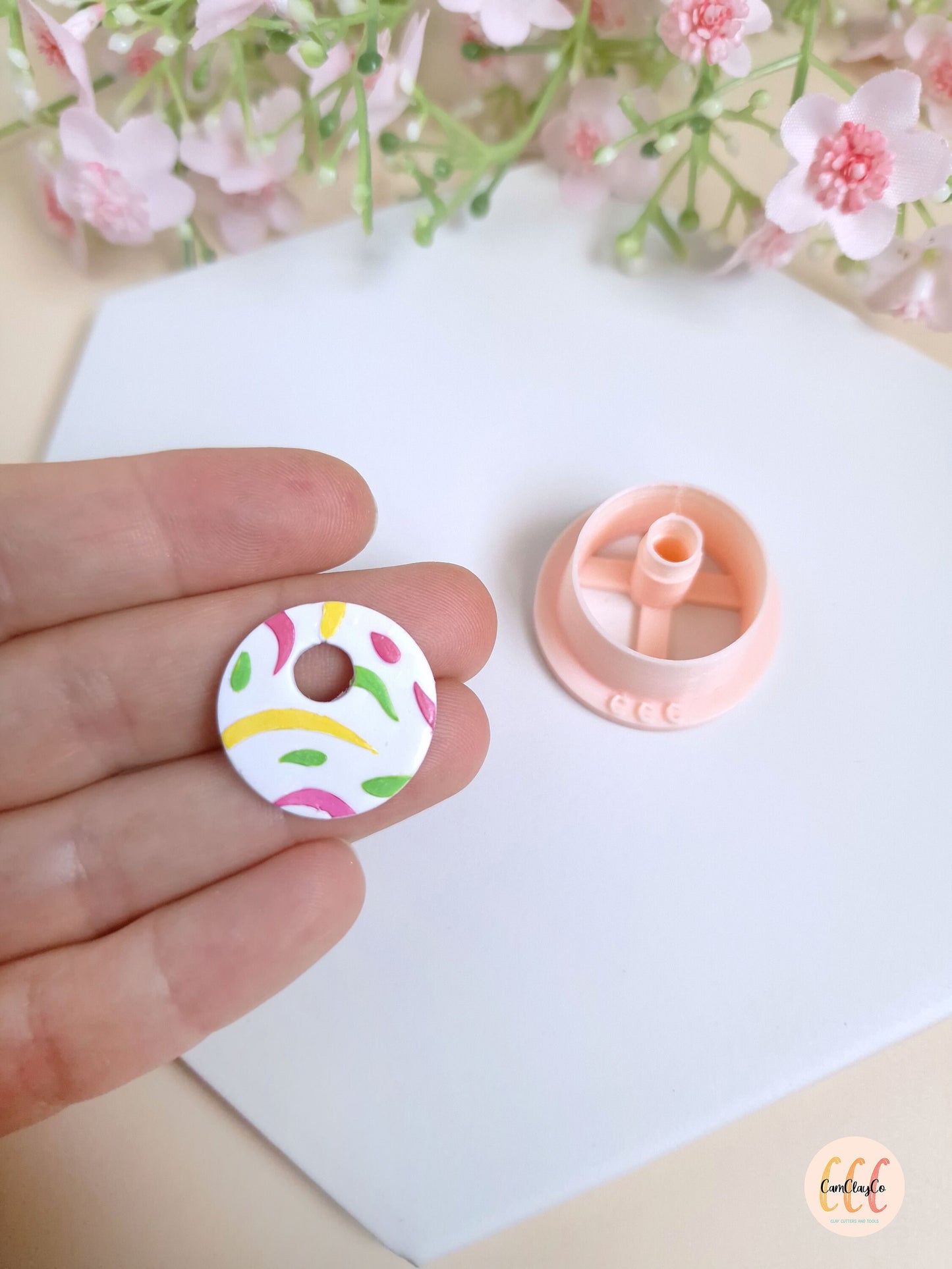 Emporte-pièce 3D en forme de gros cercle pour la fabrication de bijoux en argile polymère, créoles interchangeables, pampilles