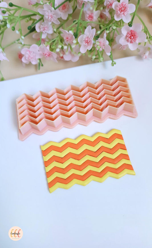 Outils à rayures, pour créer des lignes vagues et des zigzag, fabrication de bijoux en argile polymère