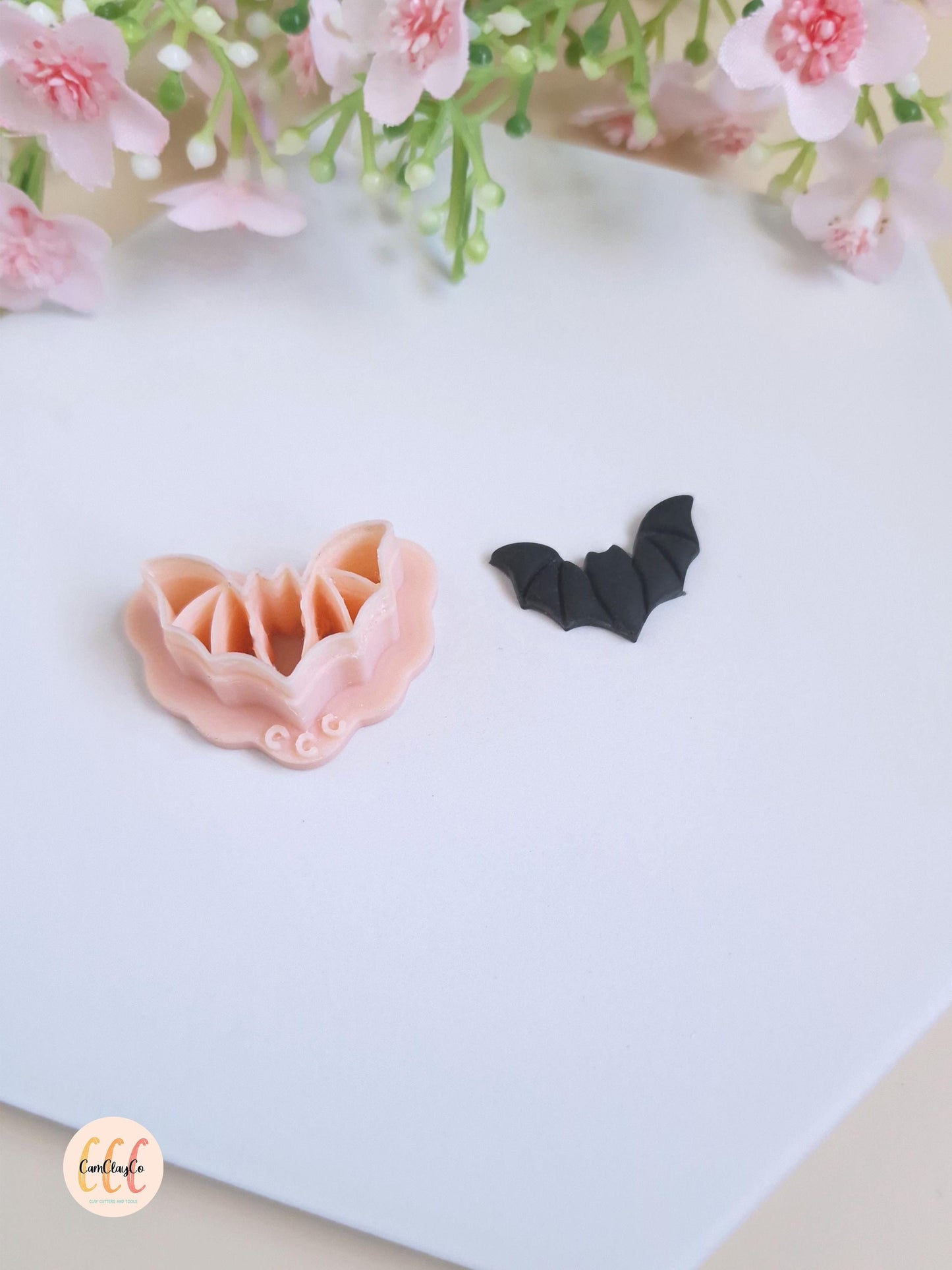 Emporte-pièce 3D en forme de chauve-souris détaillée pour la fabrication de bijoux en argile polymère