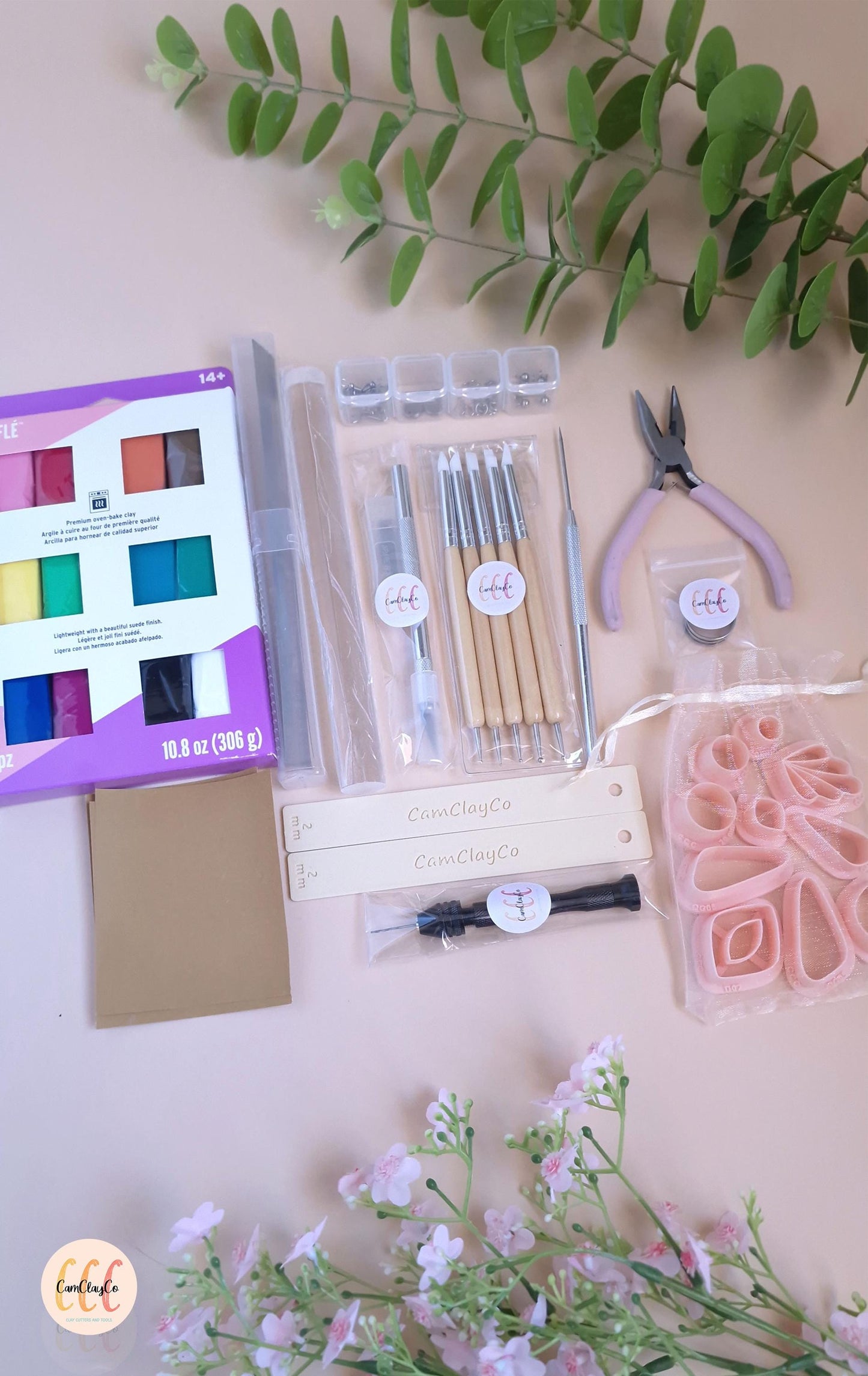 KIT complet pour la création de bijoux en argile polymère