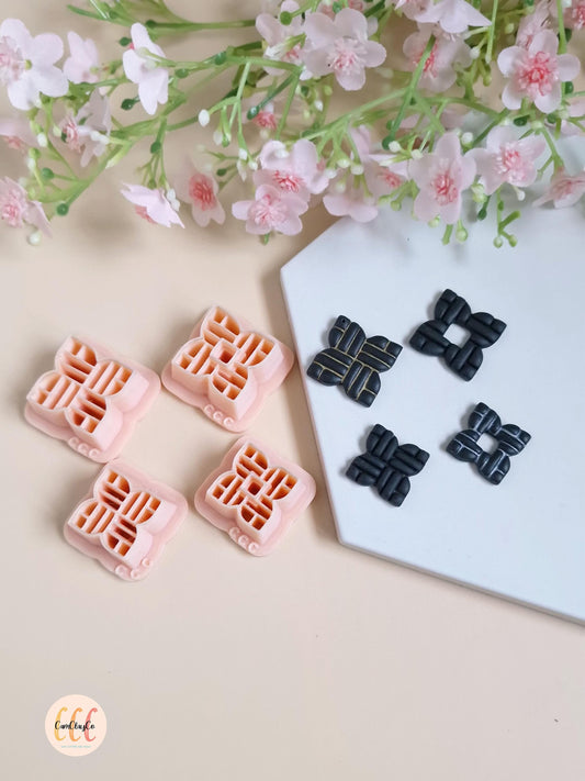 Emporte-pièces 3D formes géométriques pour la fabrication de bijoux en argile polymère, créoles interchangeables, pampilles  - Elegant 02