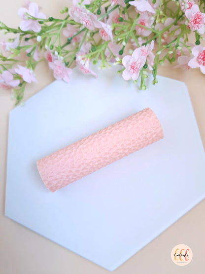 Rouleau texture 3D effet cuir pour la fabrication de bijoux en argile polymère