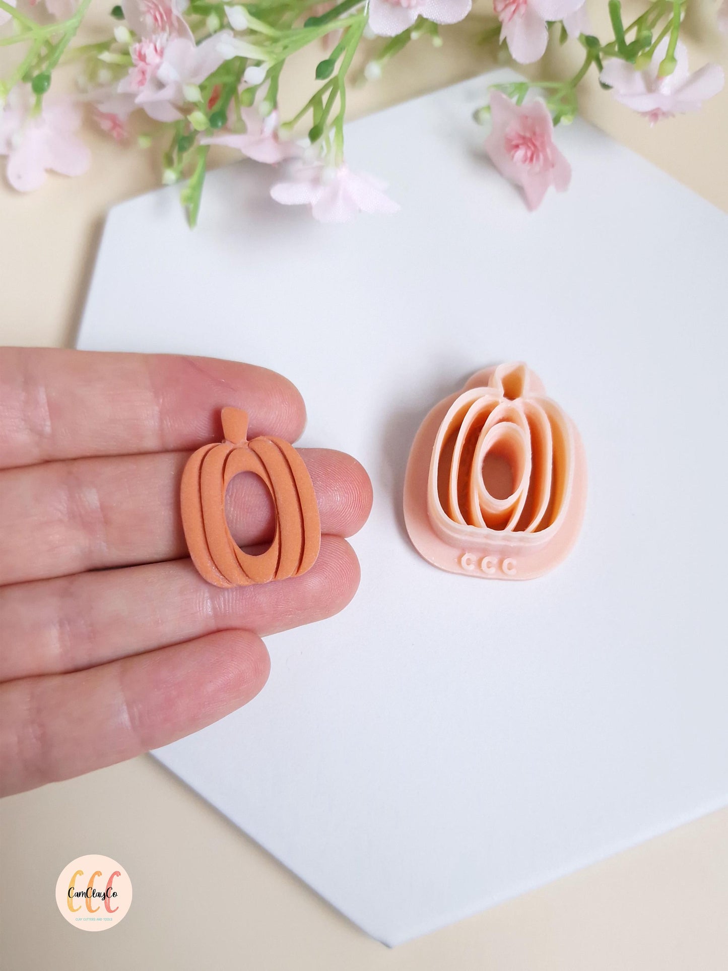 Emporte-pièce 3D en forme de citrouille donut pour la fabrication de bijoux en argile polymère
