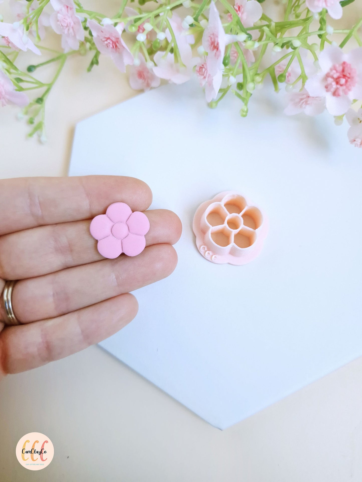 Emporte-pièces 3D en forme de fleur pour la fabrication de bijoux en argile polymère
