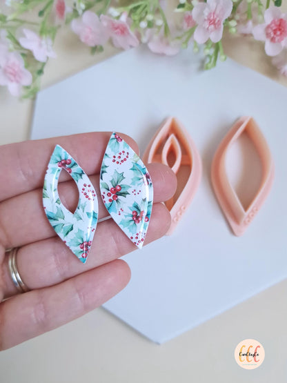 Emporte-pièce 3D pour la fabrication de bijoux en argile polymère, avec ou sans trou