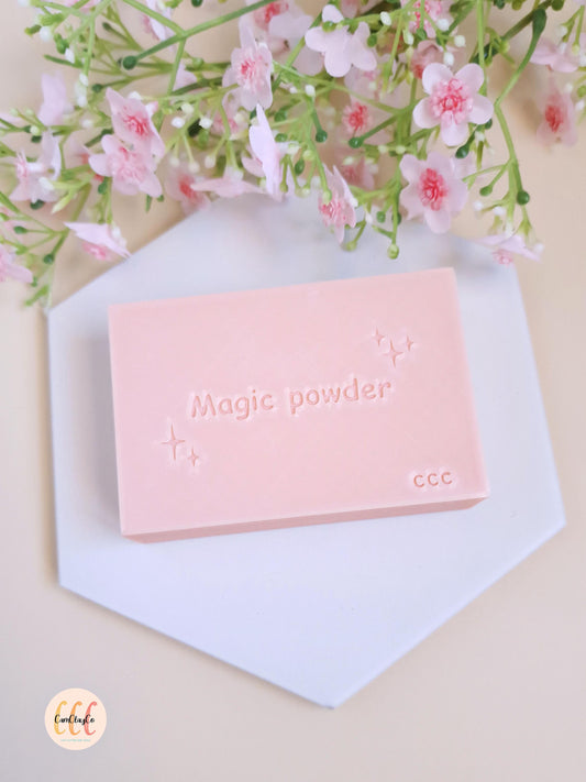 Boîte pour fécule de maïs, pour créations en argile polymère