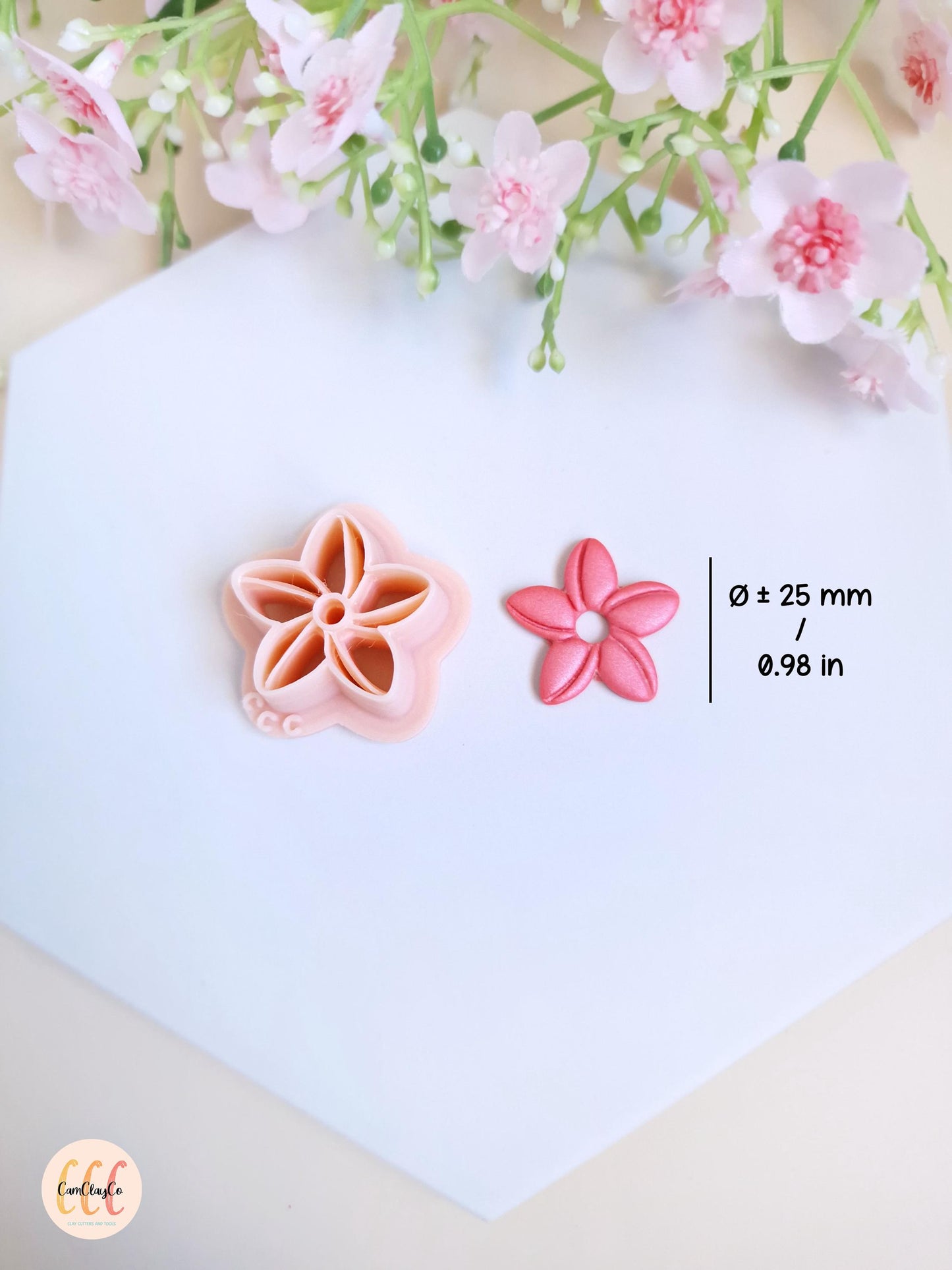 Emporte-pièce 3D en forme de jolie fleur pour la fabrication de bijoux en argile polymère, créoles interchangeables, pampilles