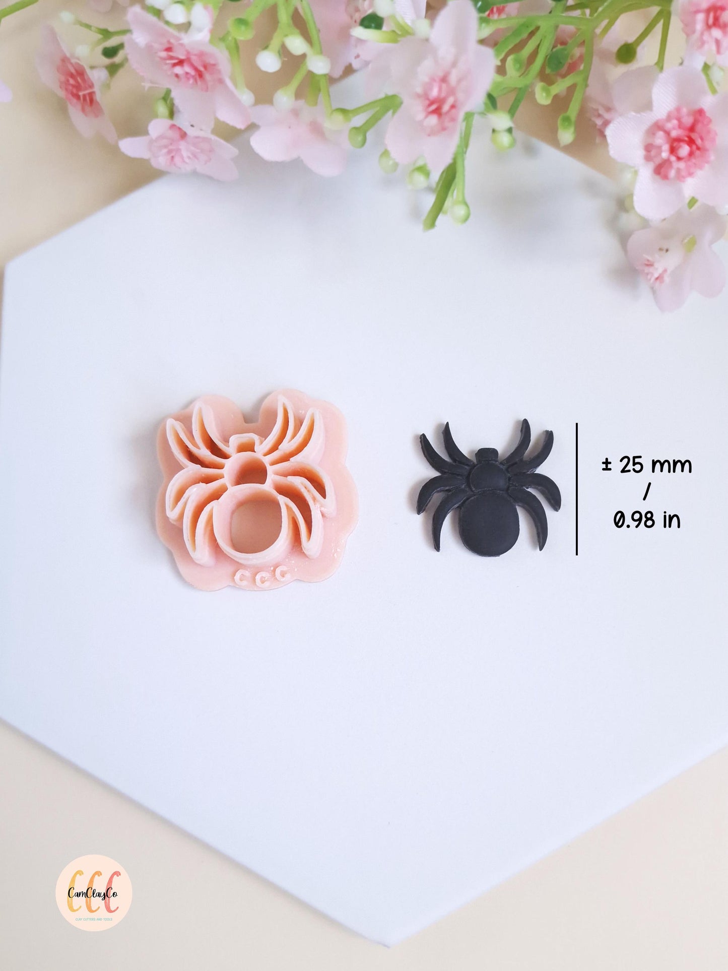 Emporte-pièces 3D en forme d'araignée pour la fabrication de bijoux en argile polymère