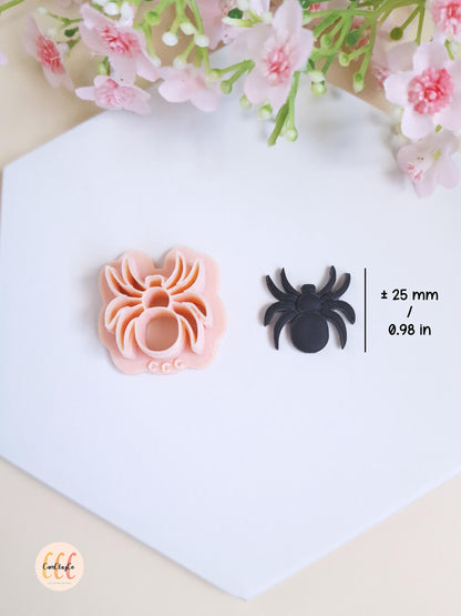 Emporte-pièces 3D en forme d'araignée pour la fabrication de bijoux en argile polymère