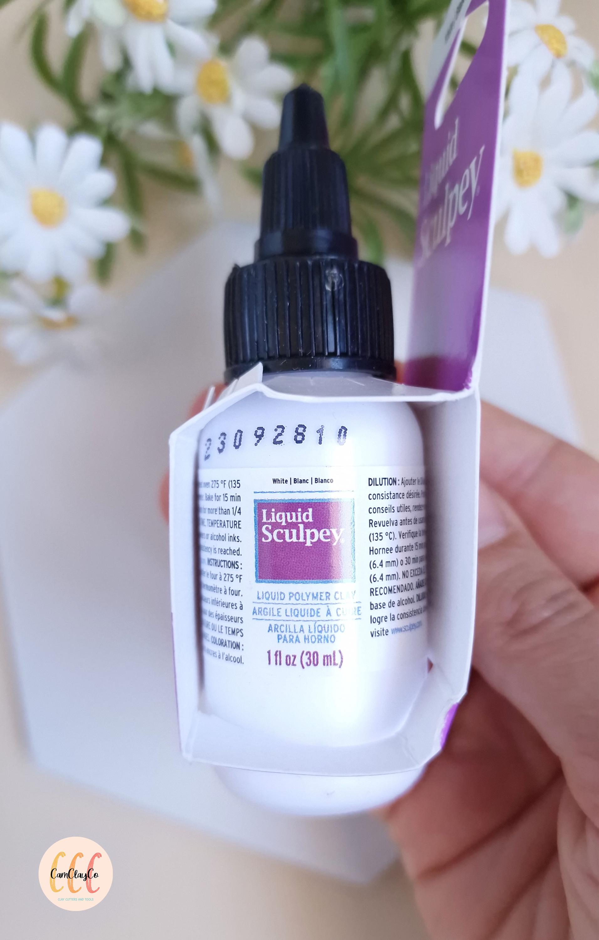 Argile liquide à cuire Blanc - Liquid polymer clay Sculpey