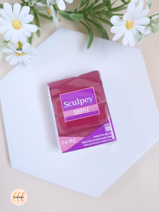 Argile polymère Sculpey Soufflé - Cabernet