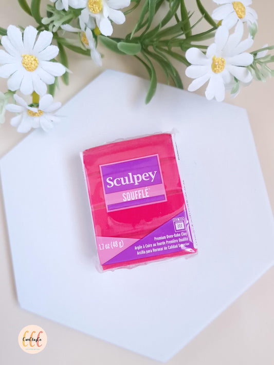 Argile polymère Sculpey Soufflé - Raspberry