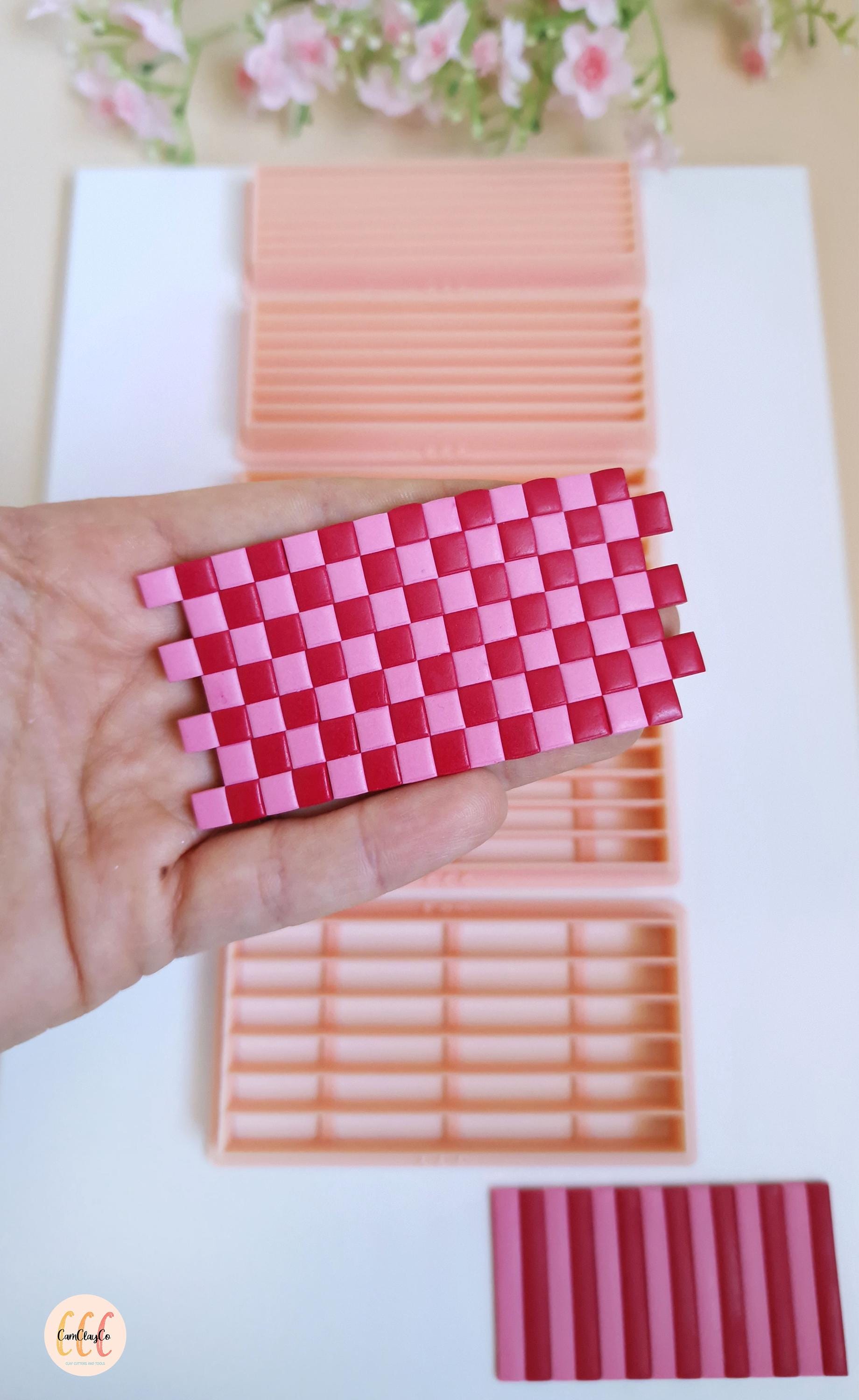 Outils à rayures, pour créer des lignes droites et des damiers, fabrication de bijoux en argile polymère